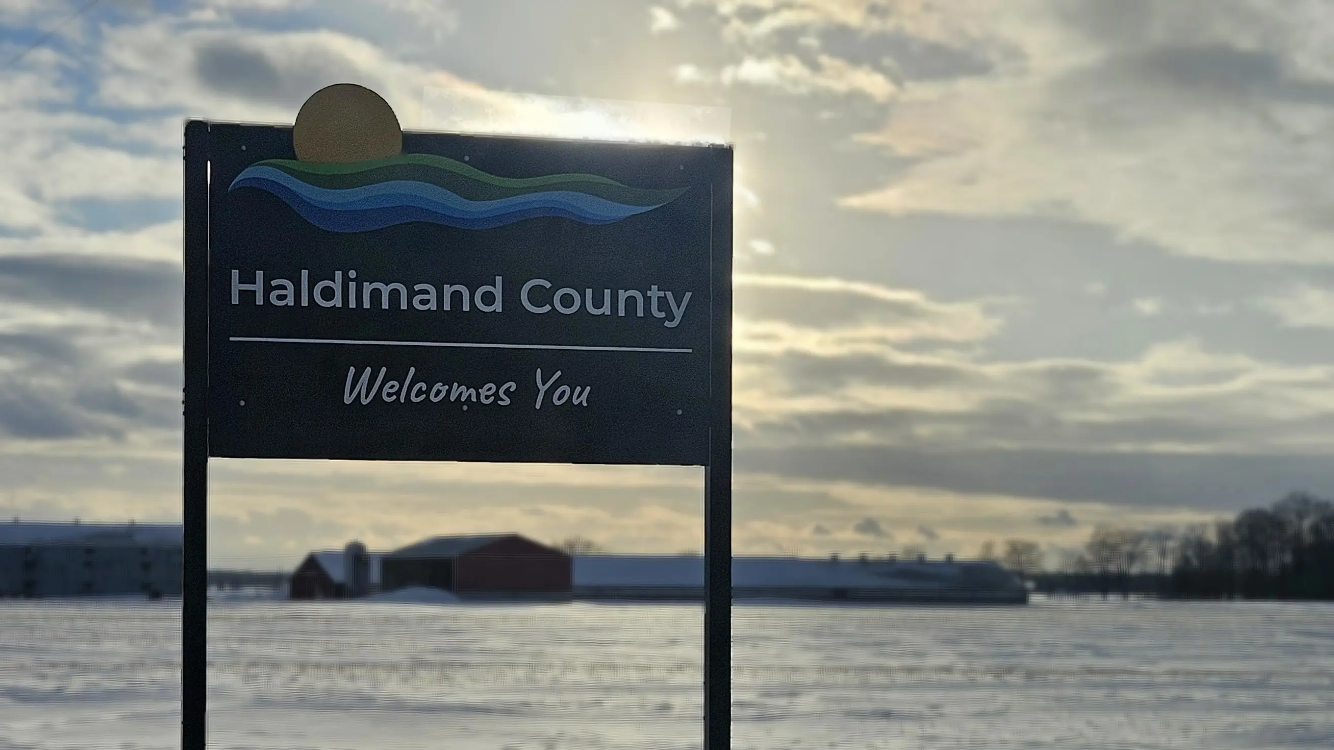 Welcome to Haldimand County sign