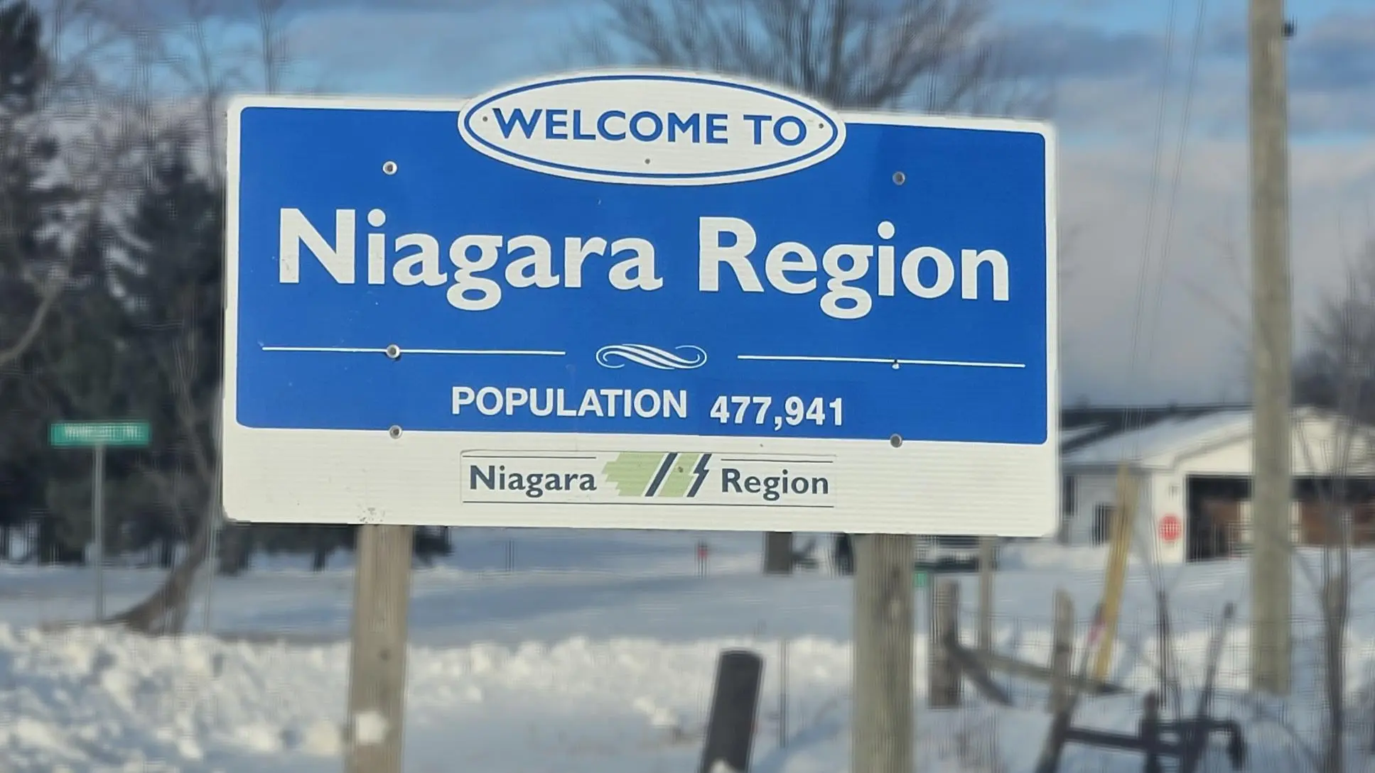 Welcome to Niagara Region sign